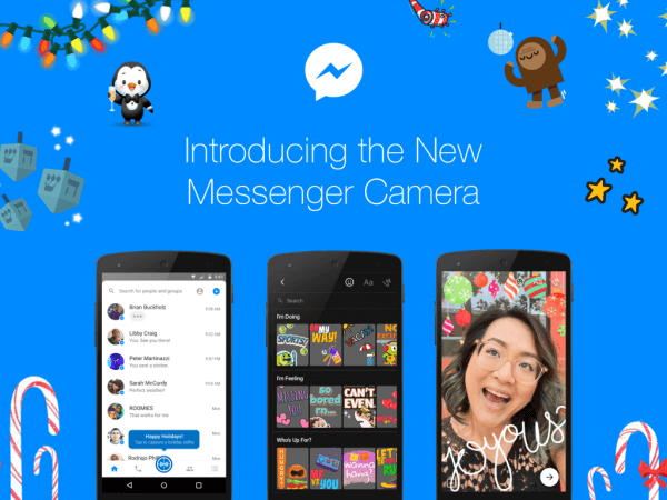 أعلن Facebook عن الإطلاق العالمي لكاميرا أصلية قوية جديدة في Messenger.