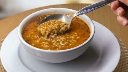 كيف تصنع حساء العدس الأخضر المتبل على طريقة المطعم؟