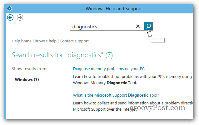 كيفية الوصول إلى تعليمات ودعم Windows 8