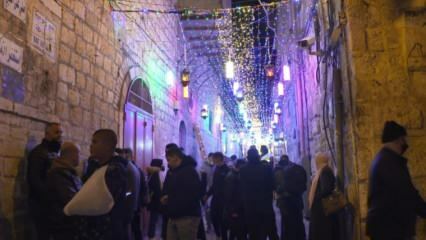 شوارع القدس تتألق في رمضان
