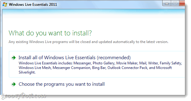 كيفية تنزيل المثبت دون اتصال لـ Windows Live Essentials 2011