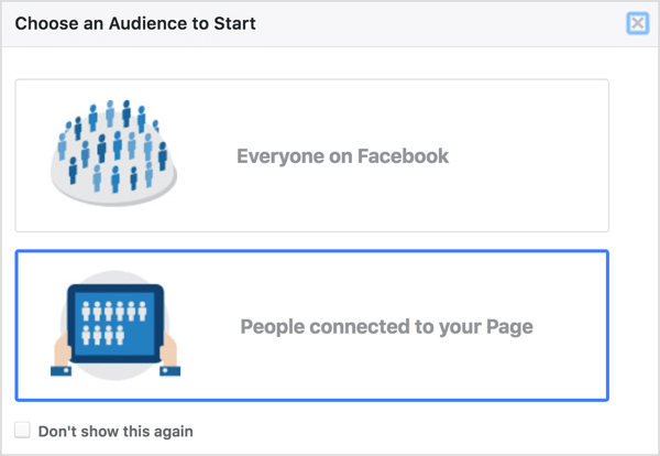 حدد الأشخاص المرتبطون بصفحتك في Facebook Audience Insights.