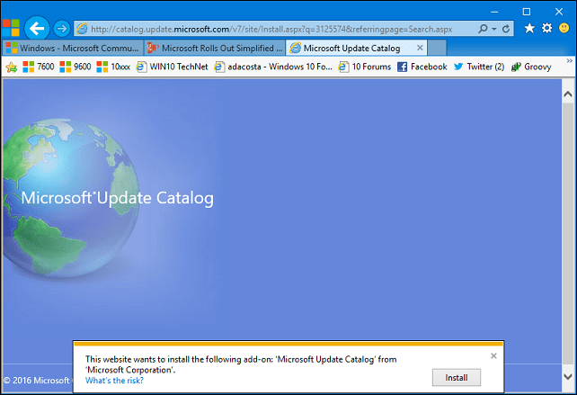 النسخ الاحتياطي ل Windows Update 1