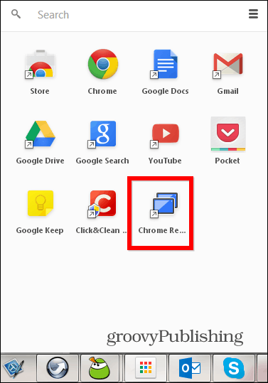 كمبيوتر سطح المكتب البعيد من Chrome