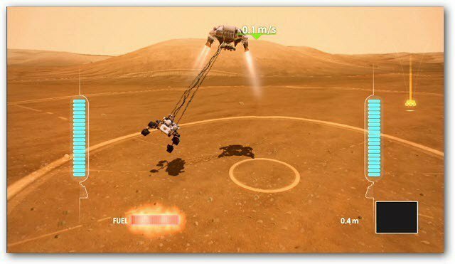 Kinect Mars Rover Landing