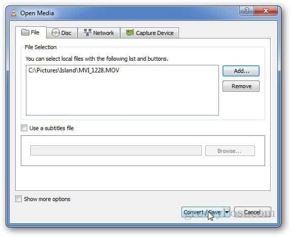 برنامج VLC Player Convert 4