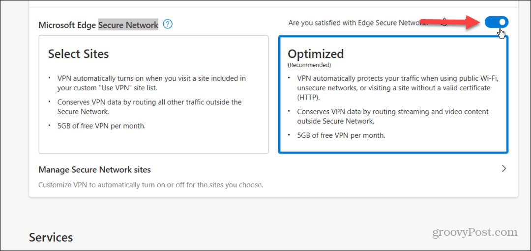 كيفية تمكين واستخدام Microsoft Edge VPN