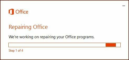 إصلاح Office 365 6
