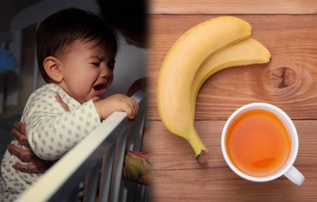 النوم وصفة الشاي للأطفال