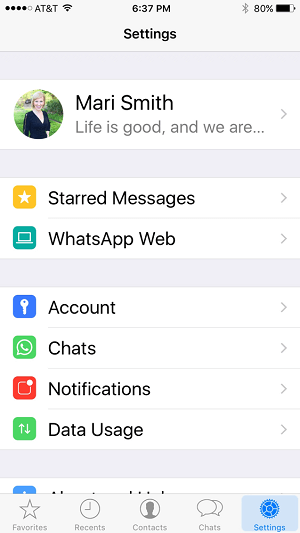 ال WhatsApp
