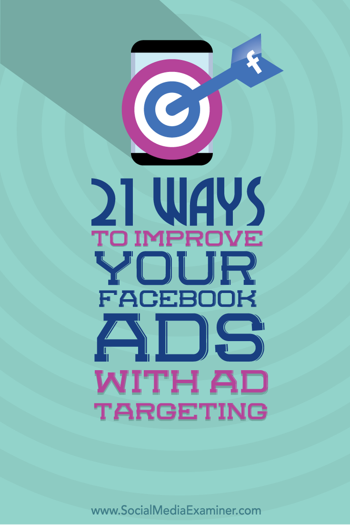 طرق لتحسين إعلانات الفيسبوك مع استهداف الإعلانات