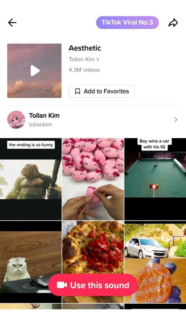 أنواع المحتوى احتياجات الأعمال على tiktok-Trends-content-use-this-sound-tollan-kim-example-1