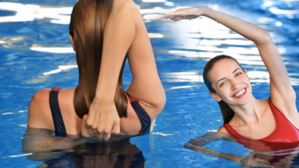 تناسب البطن في 3 حركات! حركات التخسيس الإقليمية الأكثر فعالية التي يمكنك القيام بها في الماء