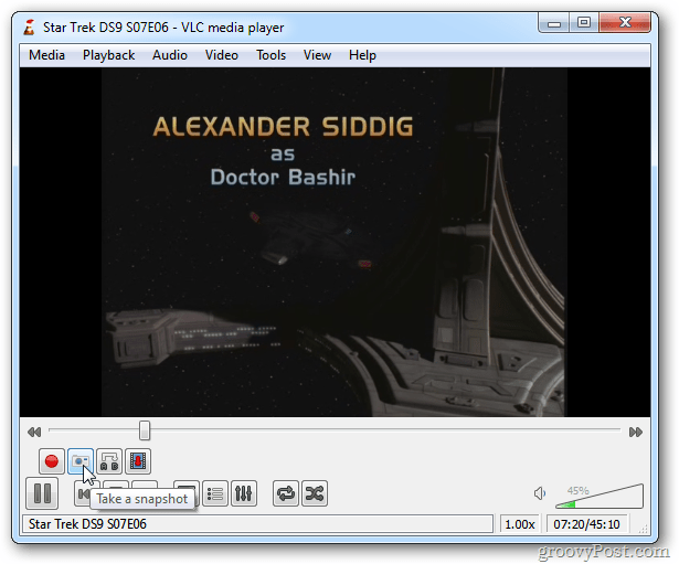 أيقونة لقطة VLC