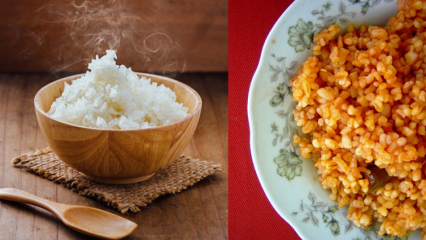 البرغل أو الأرز يجعل زيادة الوزن؟ ما هي فوائد البرغل والأرز؟ تناول الأرز ...
