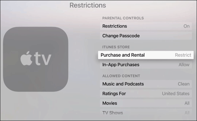 كيفية حماية المشتريات بكلمة مرور على Apple TV الجديد