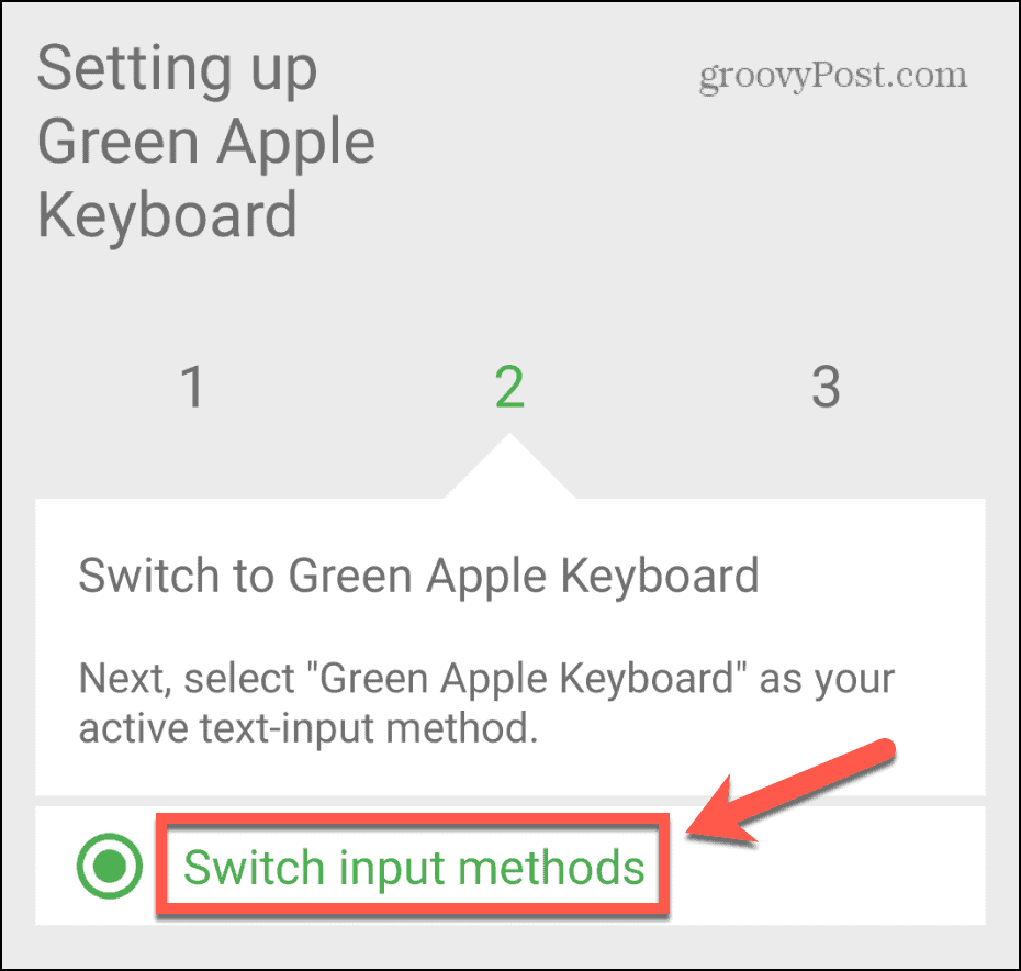 طرق إدخال تبديل لوحة مفاتيح التفاح الأخضر