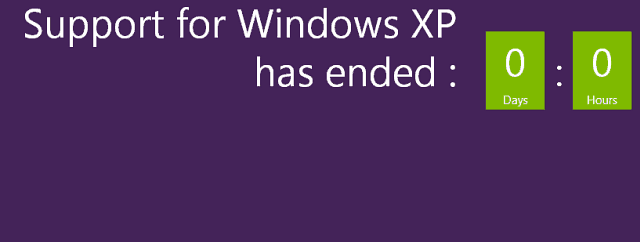 مايكروسوفت تنتهي بدعم XP