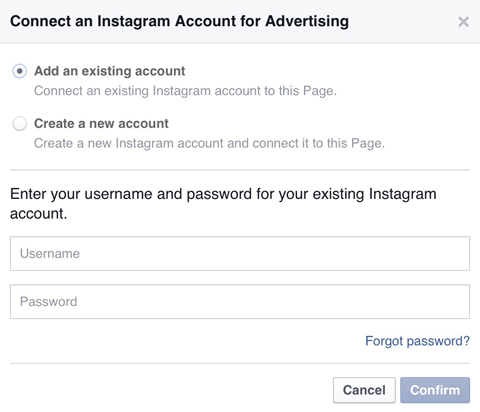 ربط حساب instagram بالفيسبوك