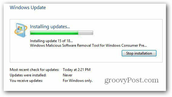 تحديثات Windows