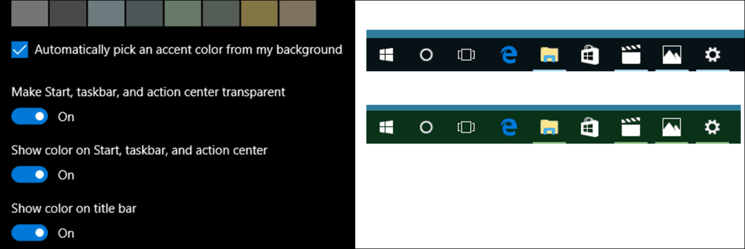 تحديث ألوان Windows 10 في إعدادات التخصيص