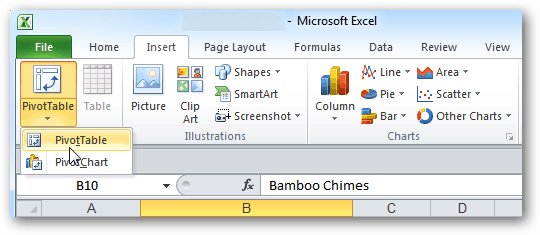 كيفية إنشاء الجداول المحورية في Microsoft Excel