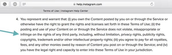 تنص شروط استخدام Instagram على أنه يجب على المستخدمين الامتثال لإرشادات المجتمع.