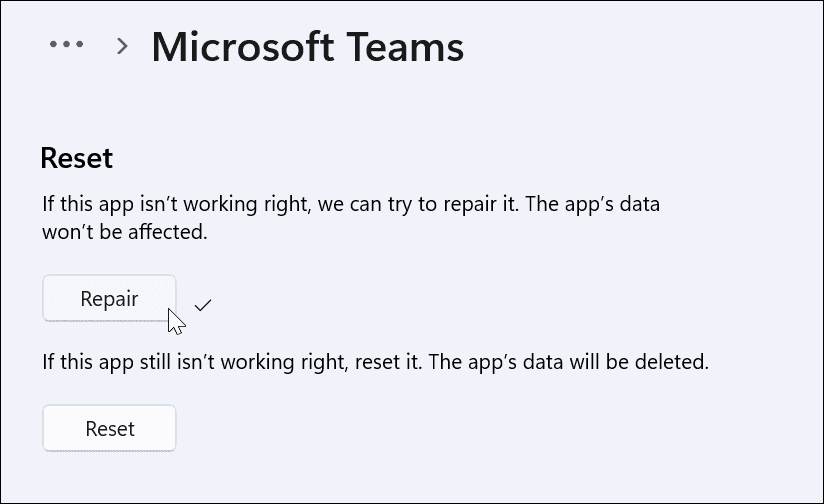 إصلاح شاشة بيضاء Microsoft Teams