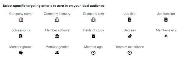 يمكنك إضافة المزيد من خيارات الاستهداف إلى حملتك على LinkedIn.