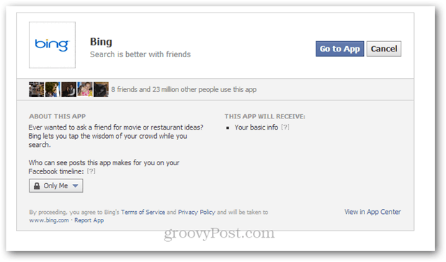 تطبيق bing facebook لخلفية الشاشة