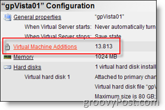 تثبيت إضافات Virtual Machine لـ MS Virtual Server 2005 R2