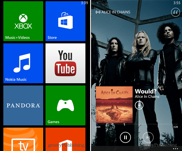 Windows Phone 8 Xbox Music