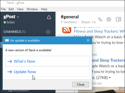تم تحديث تطبيق Slack Windows Desktop إلى 2.0.2
