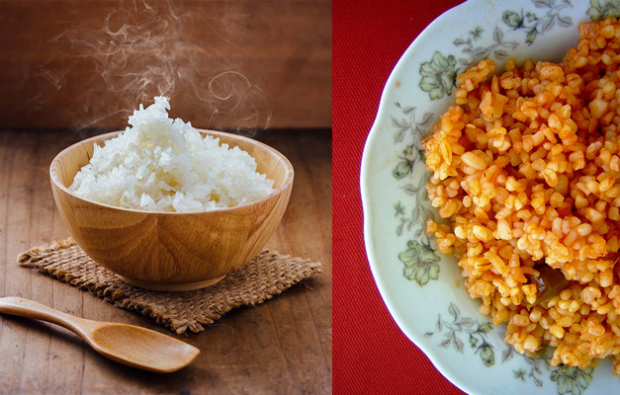 هل يزيد وزن الأرز أو البرغل؟