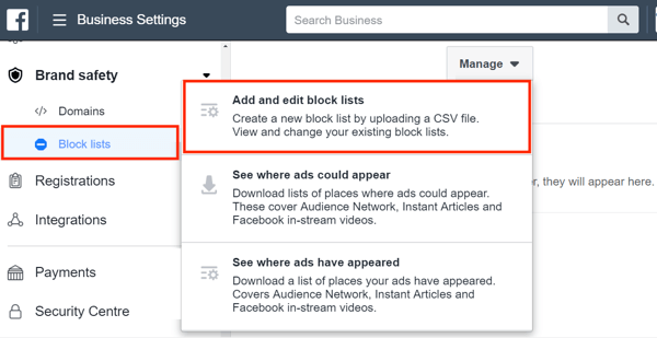 استخدم Facebook Business Manager ، الخطوة 14.