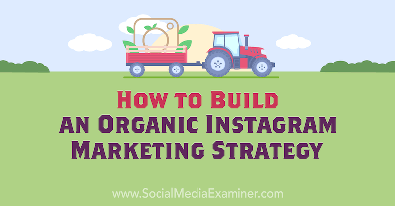 كيفية بناء إستراتيجية تسويق عضوية على Instagram بواسطة Corinna Keefe على ممتحن وسائل التواصل الاجتماعي.