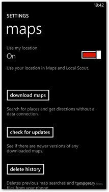 تنزيل خرائط Windows Phone 8