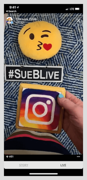 تحصل سو على الكثير من المشاركة عبر قصص Instagram.