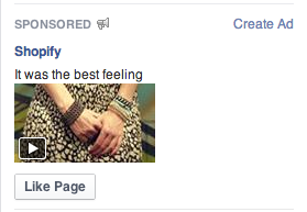 Shopify إعلان الفيسبوك