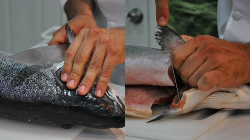 كيفية تنظيف باس البحر؟ أي سكين يستخدم عند فتح السمك؟