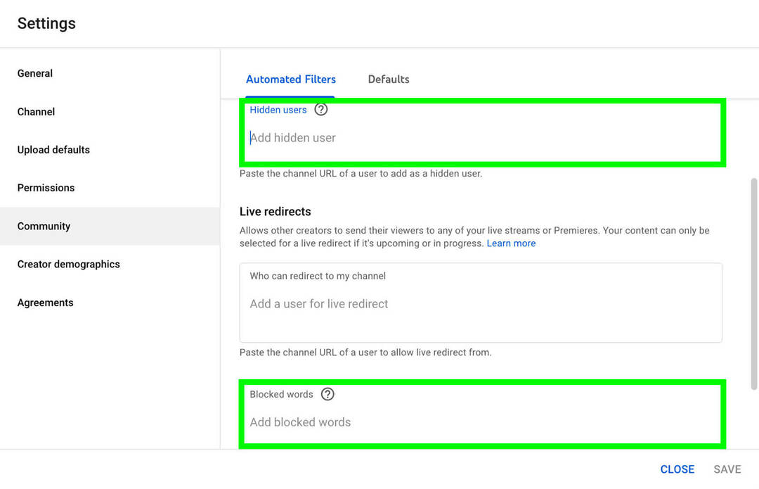 how-to-create-clips-youtube-opt-in-out-automated-Filters-hidden-users-block-words-step-3