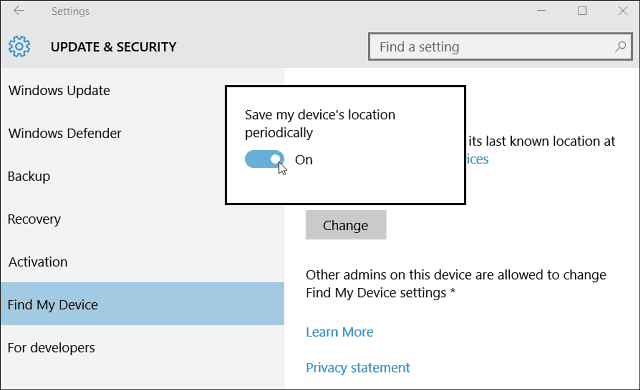 كيفية تمكين العثور على جهازي لنظام التشغيل Windows 10