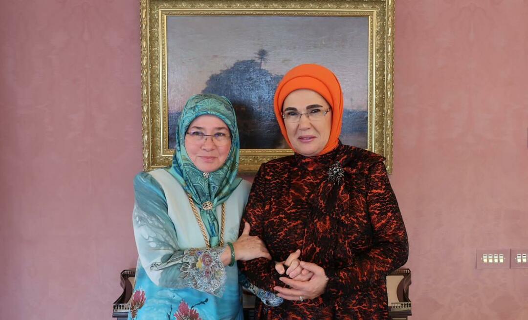 التقت السيدة الأولى أردوغان بملكة ماليزيا!