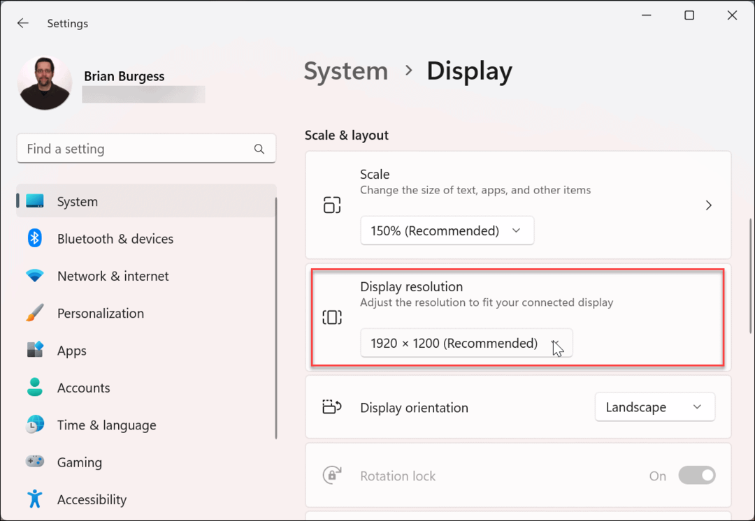 كيفية تغيير دقة الشاشة على نظام التشغيل Windows 11