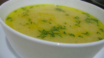 كيف تصنع أسهل حساء مرق؟ حساء شفاء من مرق