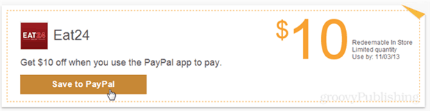 احصل على 10 دولارات مجانية في أي مطعم Eat24 باستخدام تطبيق PayPal