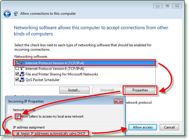 قم بإعداد VPN - PPTP Host على منزلك Windows 7 PC [How-To]