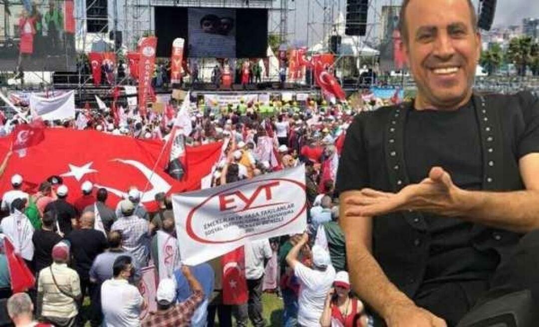 هالوك ليفنت يخاطب أعضاء EYT بعد تصريح أردوغان! "براتبك الأول ..."