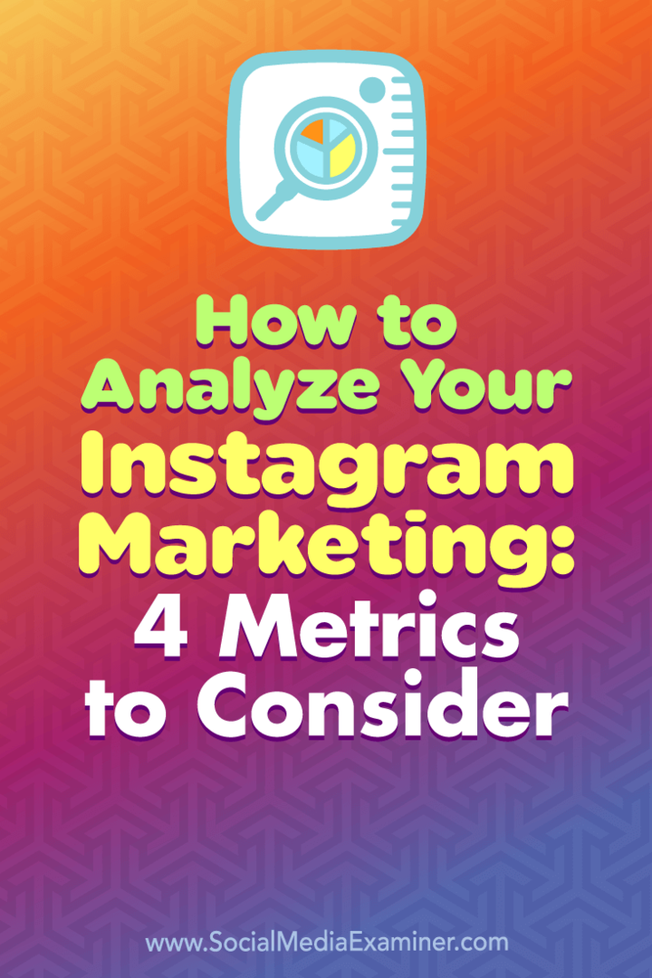 كيفية تحليل تسويق Instagram الخاص بك: 4 مقاييس يجب مراعاتها بواسطة Alexandra Lamachenka على أداة فحص وسائل التواصل الاجتماعي.