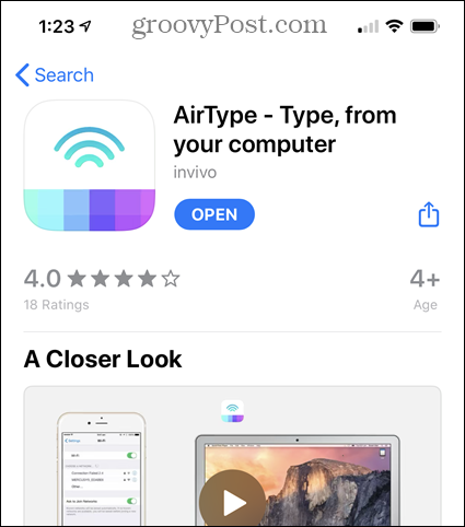 AirType في App Store